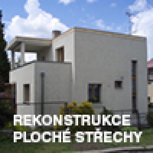 REKONSTRUKCE PLOCHÉ STŘECHY HISTORICKÉ VILY