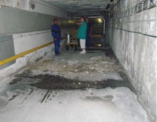 REKONSTRUKCE POJÍŽDĚNÉ STŘECHY PODZEMNÍ CHODBY