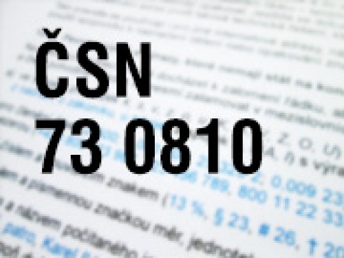 Nové znění ČSN 73 0810 – účinné od 1. 8. 2016